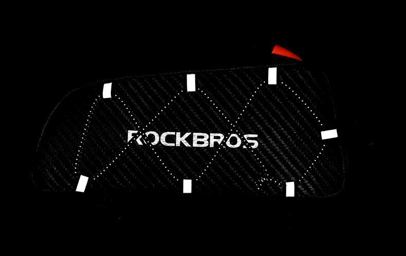 ROCKBROS Top Tube Bike Bag Bicycle Front Frame Bag Bike Accessories Pouch Compatible with iPhone 14/13/12 Pro Galaxy S22/S21
