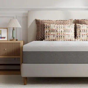 Novilla Twin Memory Foam Mattress 10 Inch, Twin Size Mattress in a Box with Comfort Foam for Back Pain Relief & Body Support & Cool Night Sleep, CertiPUR-US Certified Grey Twin 10 Inch