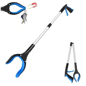 Foldable Grabber Reacher Tool, 32 Inch Pick Up Tool, Easy To Use Garbage Picker, Portable Lightweight Garbage Picker, Garden Cleaning Tool