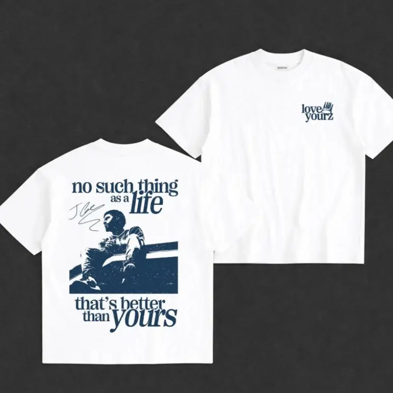 Hip-hop lyrics unisex short-sleeve shirt - "Love Yourz" J. Cole vintage print pullover sweatshirt, warm and comfortable, fashion item, printed T-shirt |                     High Street Fashion: Essential Casual Wear for Indoor