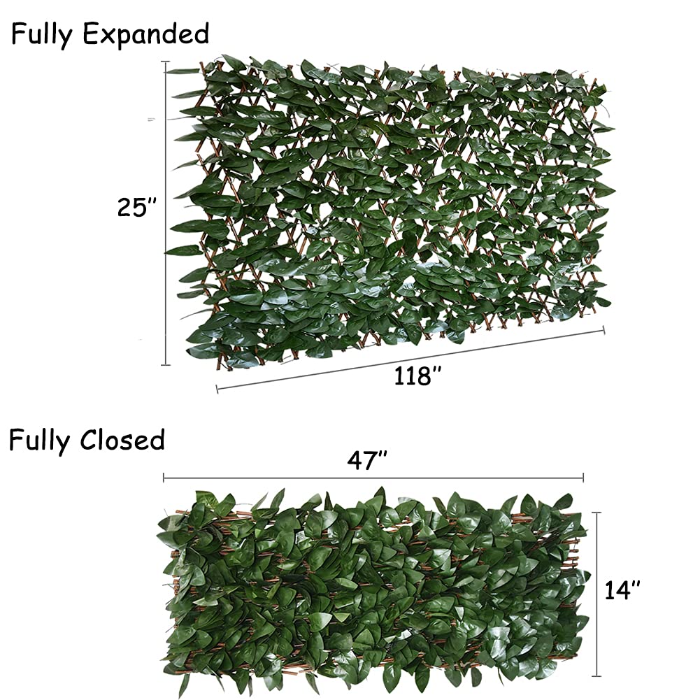 【Arbor Day】Privacy Fence Expandable Screen for Balcony Patio Outdoor,Decorative Faux Ivy Fencing Panel,Hide Unsightly Views, Realistic Leaf Design Garden 【Arbor Day】Privacy Fence Expandable Screen for Balcony Patio Outdoor,Decorative Faux Ivy Fencing Panel,Hide Unsightly Views, Realistic Leaf Design Garden