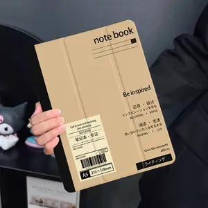 Notebook iPad Case with Pencil Holder for All Models, Slim Lightweight Shockproof Protective Cover for iPad 7/8/9/10th Gen, iPad Air 2/3/4/5, iPad Pro 9.7/10.5/11/12.9 inch, Soft Anti-Scratch Tablet Case