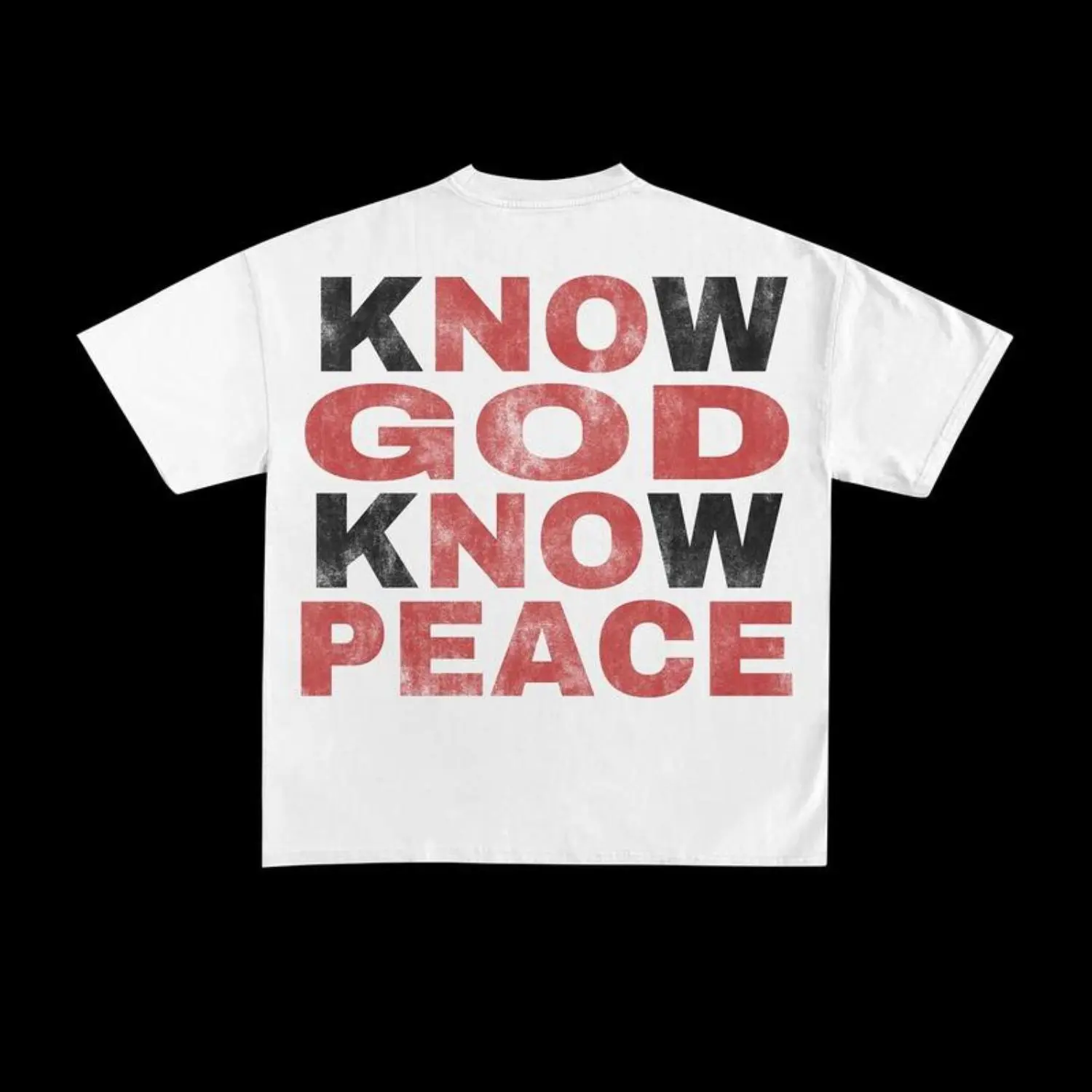 Know God Know Peace No God No Peace Inspirational T-Shirt For Women Faith Based Religious Graphic Tee Casual Cotton Crewneck Top
