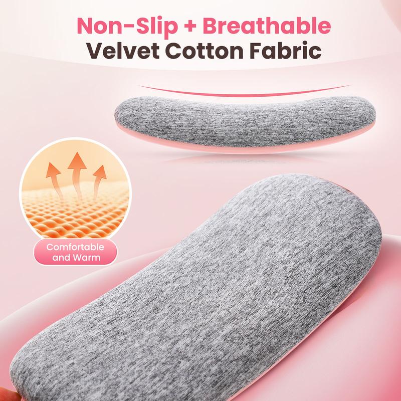Menstrual Heating Pad Smart Uterus Warmer Belt Cordless Electric Waist Belt with 5 Heat Levels 4 Massage Modes for Menstrual Relief & Abdominal Massage lumbar massager vibration portable pada warm palace Pad and Vibrating Massager cramps