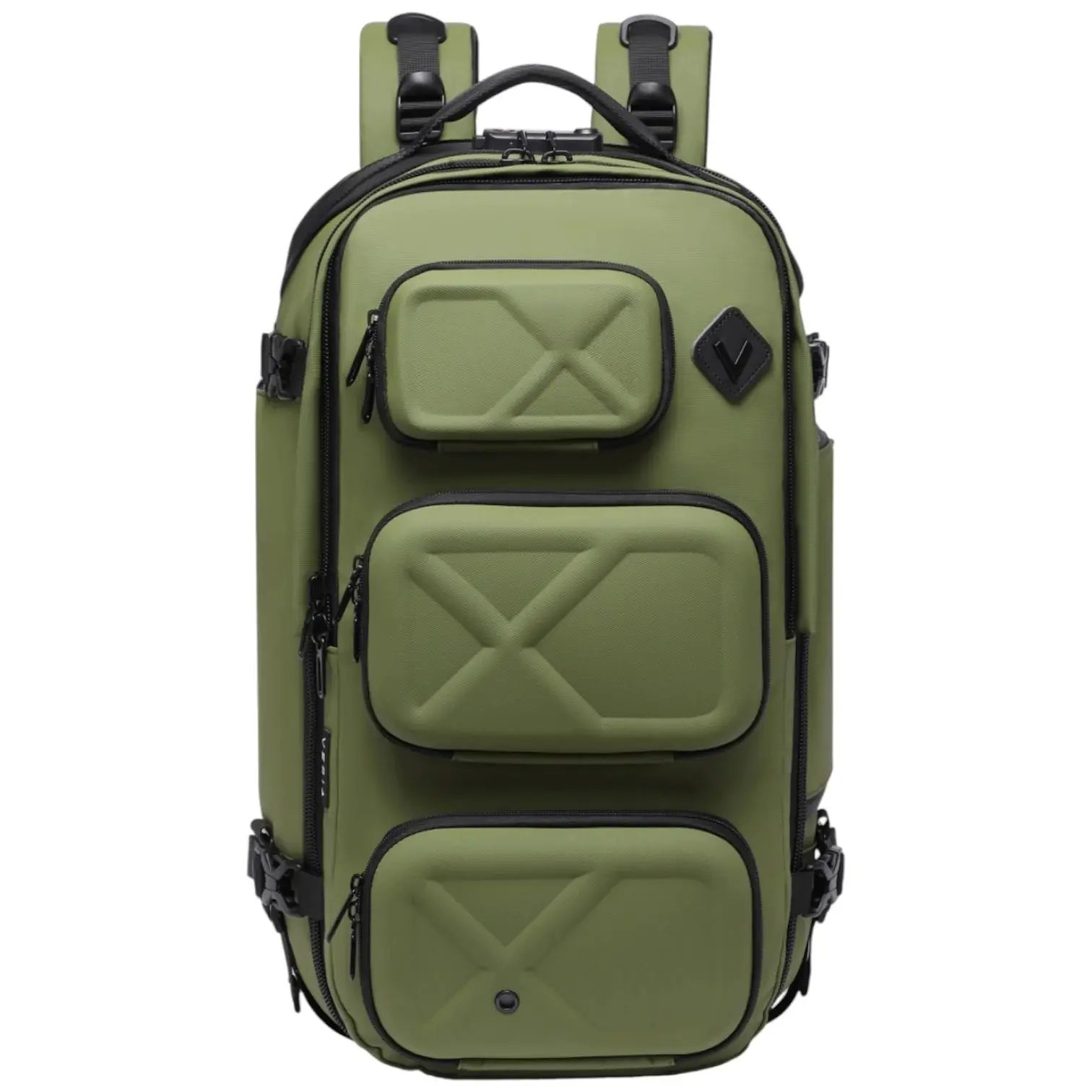The Backpack Savvy SLEEK 35L-20L VERIA, Adjustable Buckle Backpack for Casual Travel, Daily Use, Outdoor Activities & College, Casual Travel Backpack, Daily Backpack