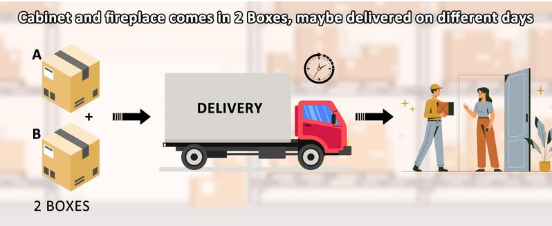 【2 Packages Shipping】Dragosum 58" Fireplace TV Stand, LED Light Entertainment Center, TV Console for The Living Room, Storage Cabinet, Media Console Table, Suitable for TVs Up to 65" with 52" Electric Fireplace 【2 Packages Shipping】Dragosum 58" Fireplace TV Stand, LED Light Entertainment Center, TV Console for The Living Room, Storage Cabinet, Media Console Table, Suitable for TVs Up to 65" with 52" Electric Fireplace