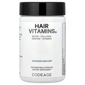 Codeage Hair Vitamins, 120 Vegetable Capsules