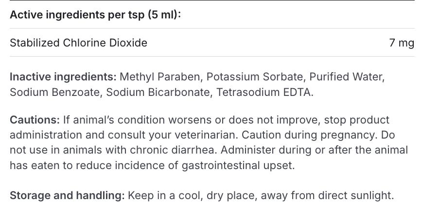 Dog & Cat Dental Formula – Daily Teeth Cleaner & Rinse