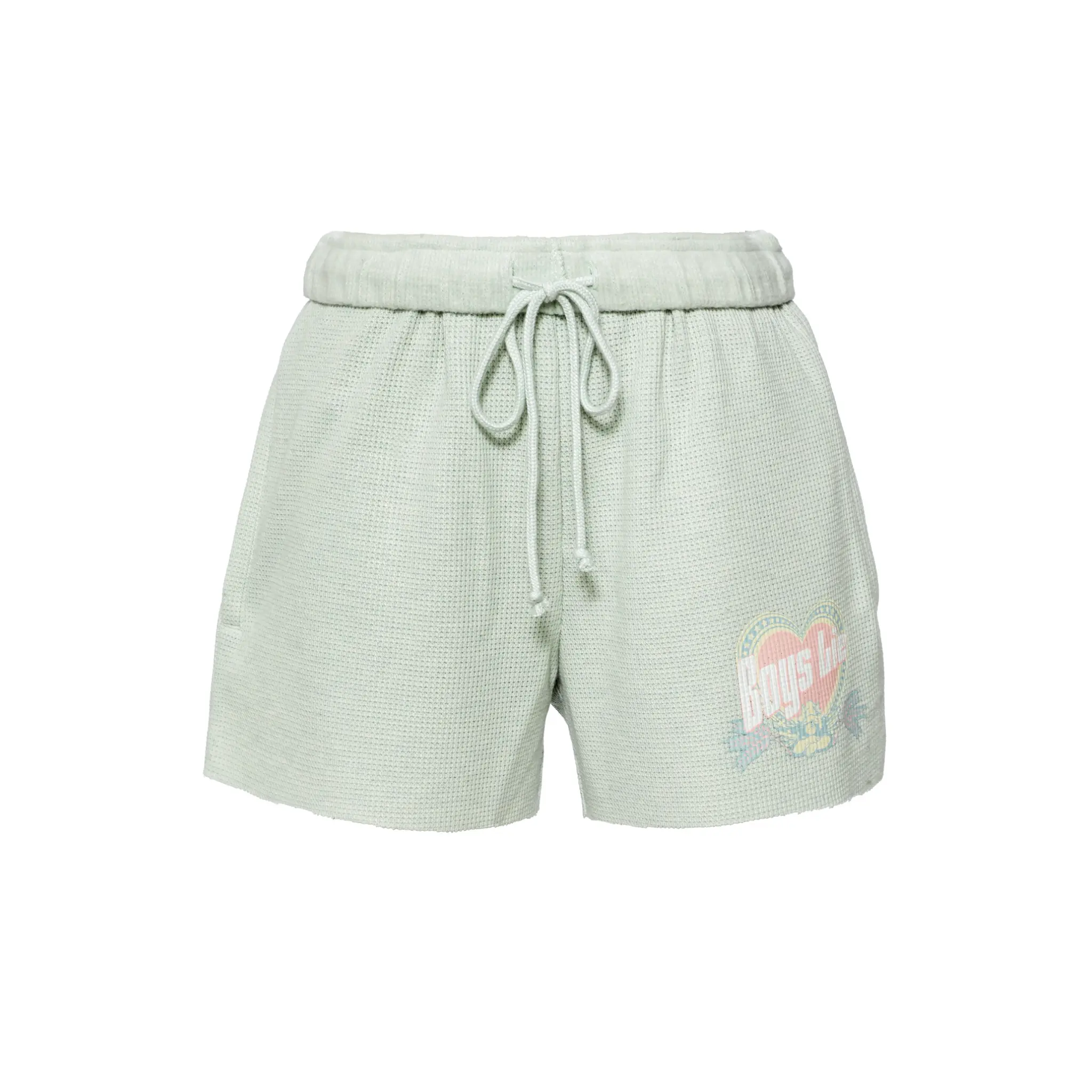 Boys Lie: Breakfast Beers Pastel Basic Shorts Sage