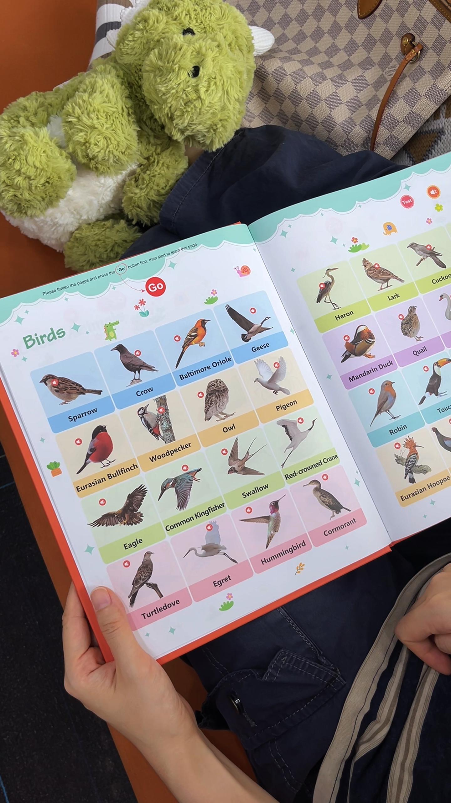 Educational Talking Sound Book – 470+ Words, 21 Themes, 6 Songs & Piano Keys | Perfect Gift for Kids Ages 3–9 | Fun & Interactive Learning Toy Colorful Car