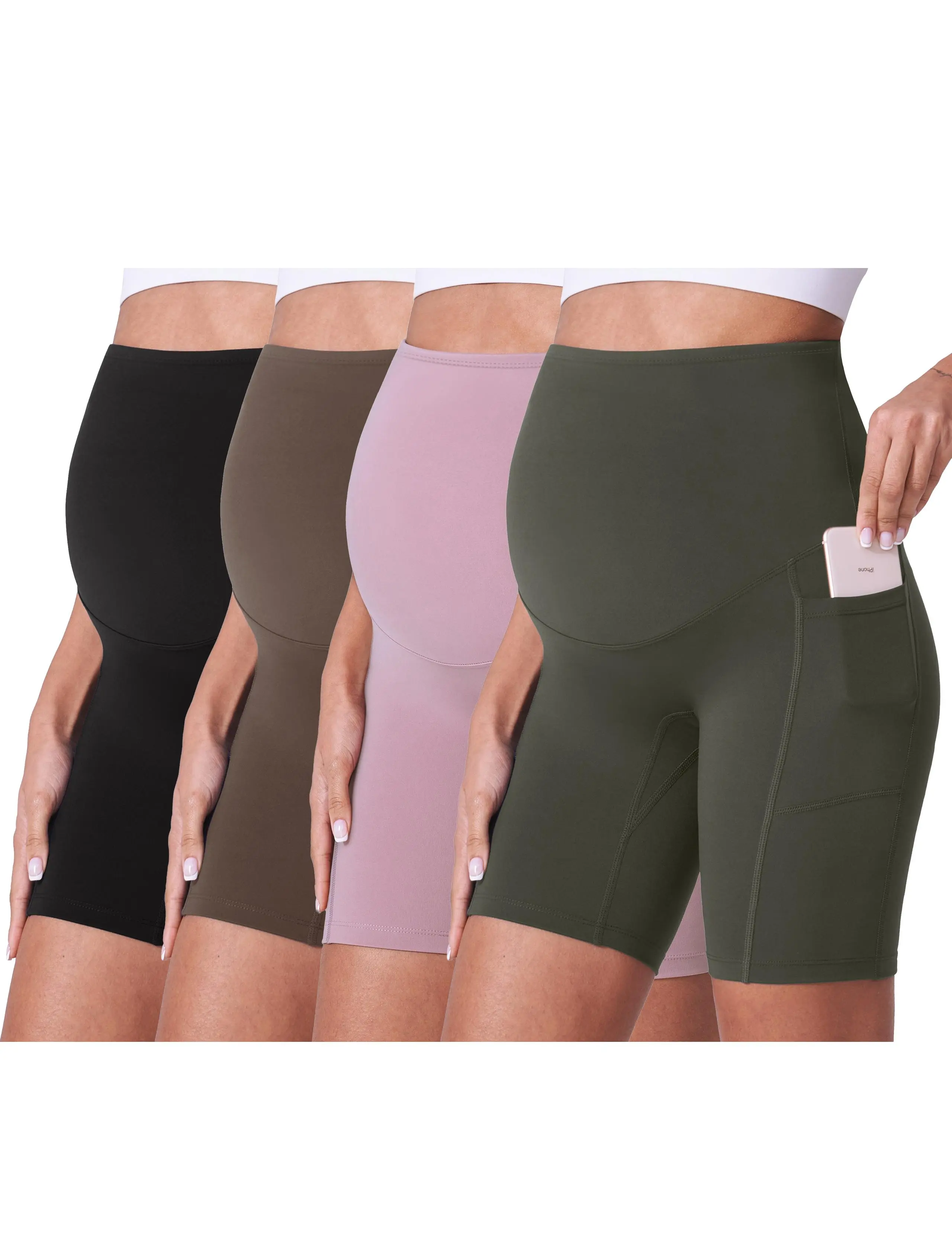 Black/Pink/Green/Dark Brown 8‘’