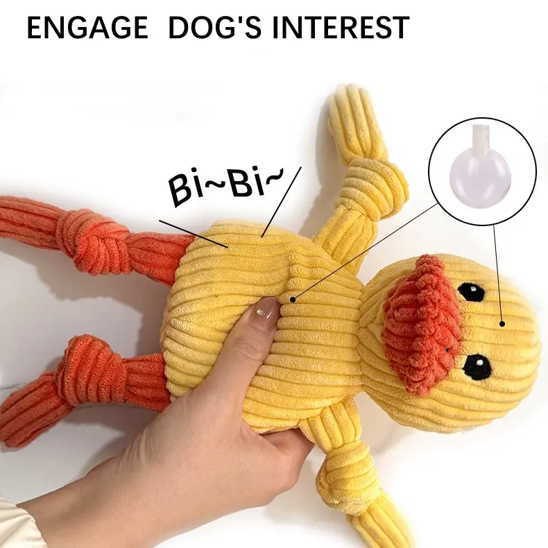 3PCS Knotted Animal Toys – Safe Rope Chew Toys