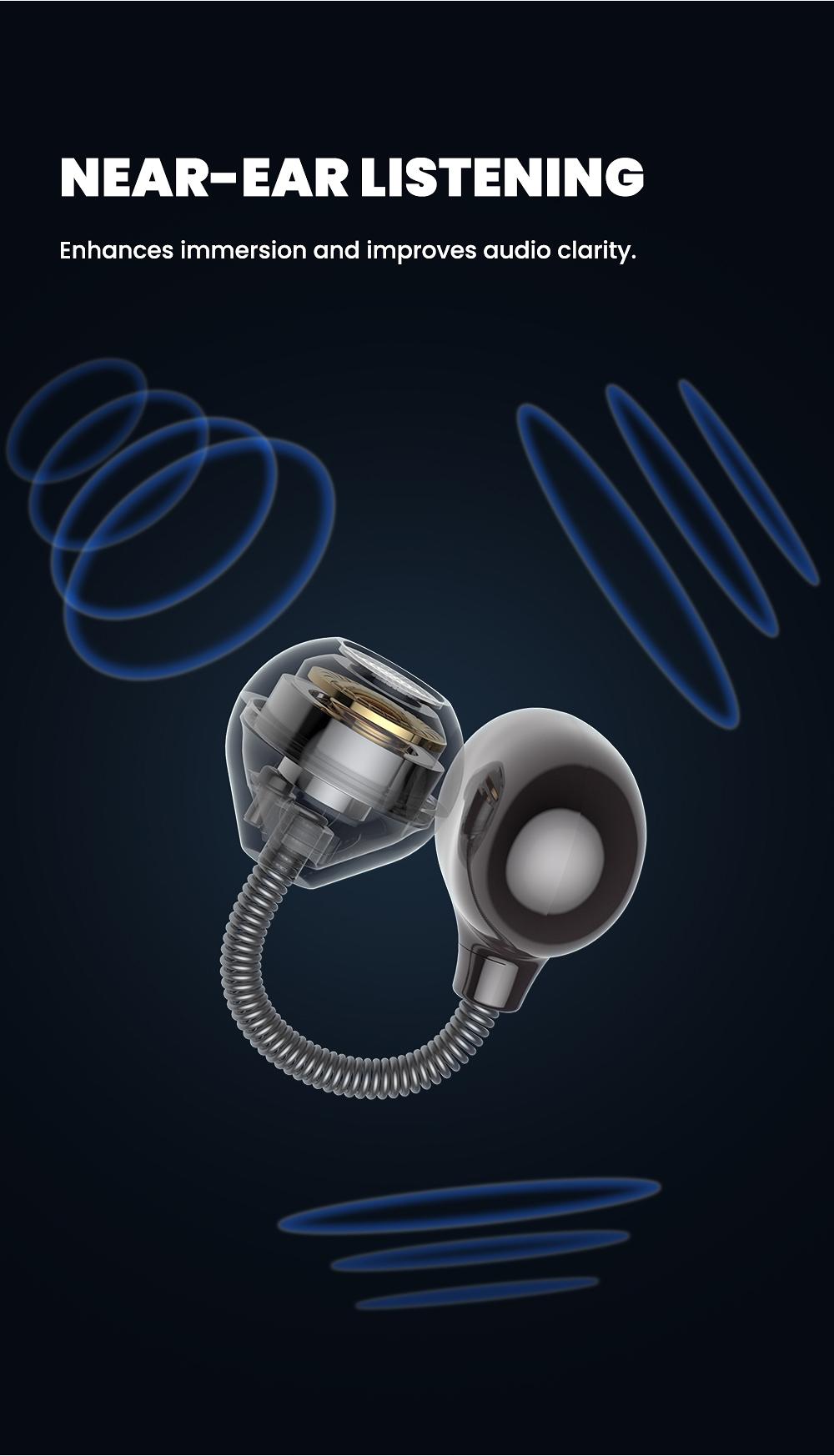 HTC NE67 AI Headset Translates 134 Languages with App Download Wireless Earphone 30-Hour Battery IPX Waterproof Hi-Fidelity Sound for Movies Music Sports Office