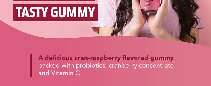 Havasu Nutrition Women's Probiotic Gummies (60ct) - Cranberry Raspberry Probiotics Flavor for Women pH Balance with 1 Billion GLP1 Nutritional Support