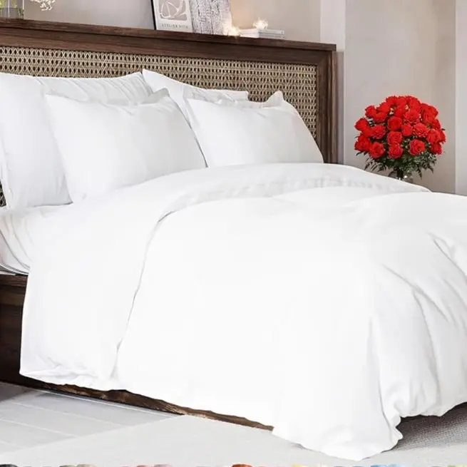 CGK | Premium Duvet Cover Set - Duvet Cover Set with Pillow Shams, Soft & Cooling for Ultimate Comfort, Hotel-Like Luxury for Relaxing Sleep (Comforter Not Included) Soft Bedding Set
