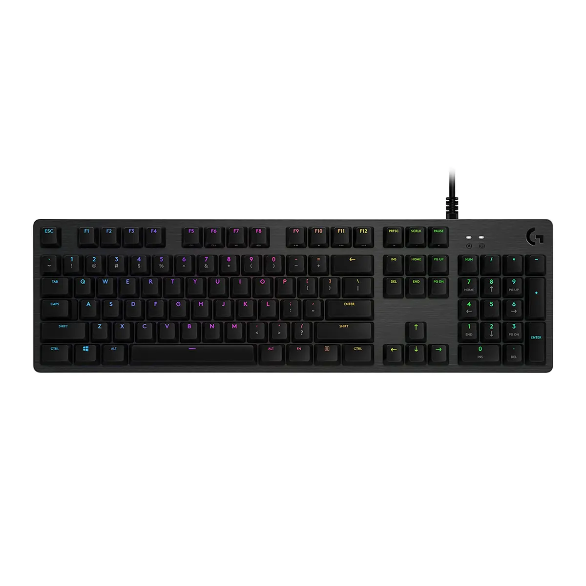 Logitech G Series G512 Wired RGB Mechanical Gaming Keyboard with GX Blue Clicky Switches, RGB Lights, Led Backlit