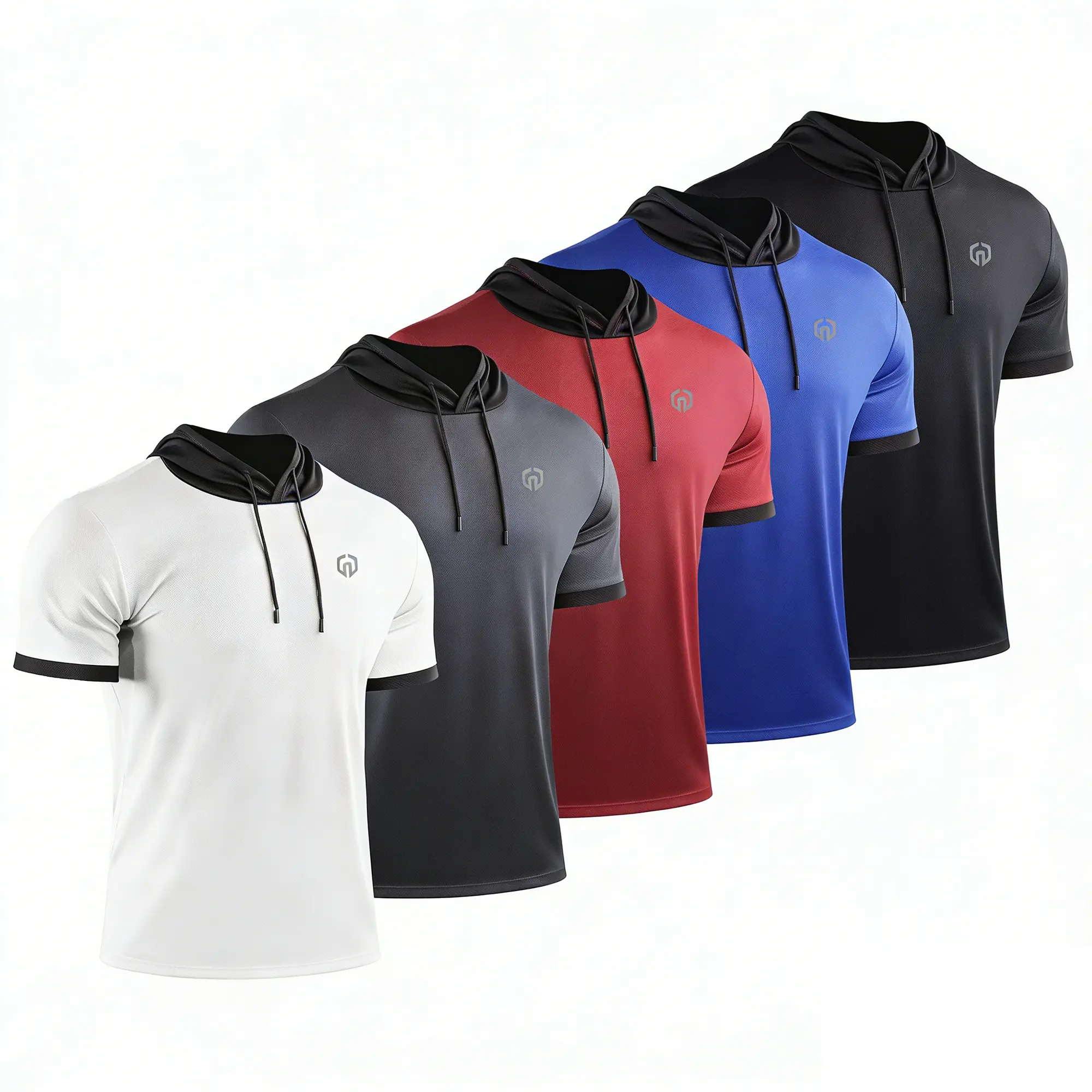 5112 Black/Blue/Red/Grey/White,5 Pack