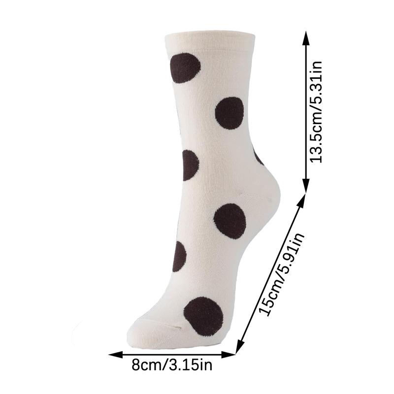 5-Pairs Casual & Comfortable Unisex Socks: 4-Season, Warm, Breathable – Daily Essential, 25 Christmas gift