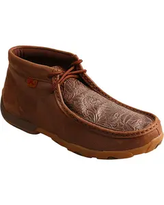 Twisted X Women's Tooled Chukka Driving Mocs - Wdm0079