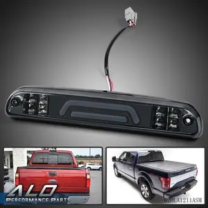 Fit For 1999-16 Ford F250 F350 Super Duty LED Third 3rd Brake Cargo Light Black