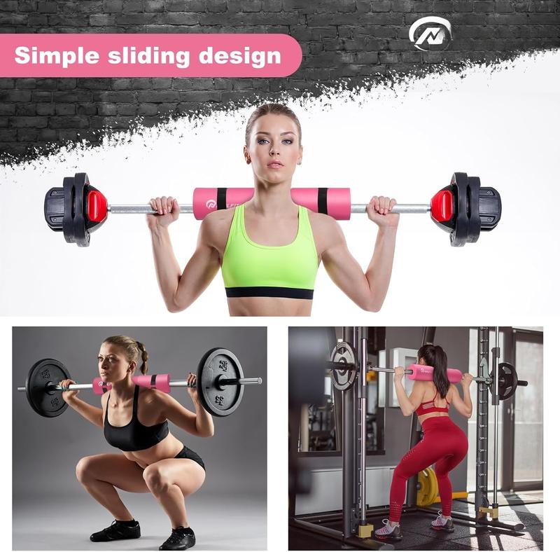 Barbell Pad Squat Pad for SquatsSquat Bar PadGreat for Weightlifting,Lunges and  ThrustsFoam Sponge PadFit Standard and Olympic Bars Perfectly