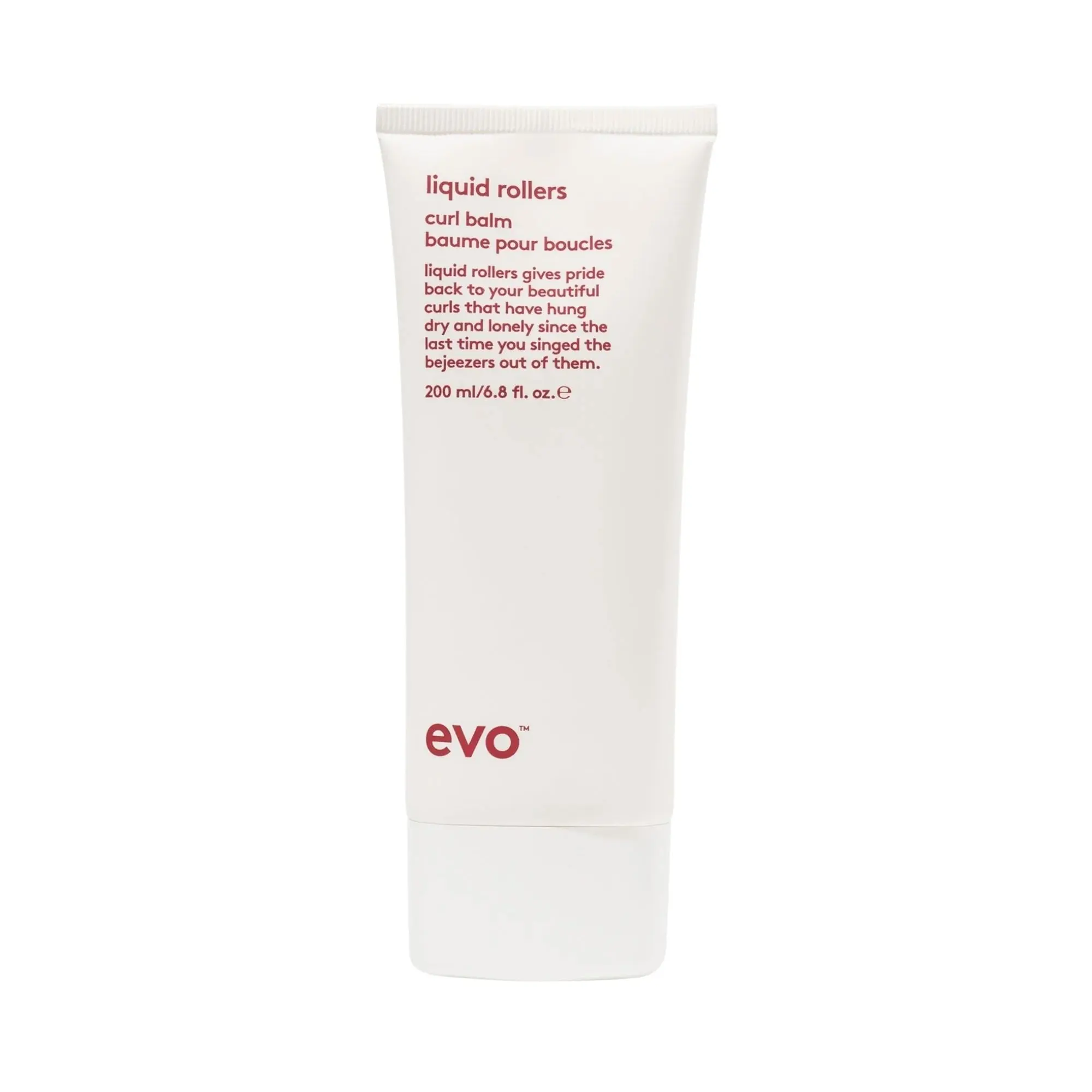 Evo Liquid Rollers Curl Balm - Floral Fruity Scent Leave-In Haircare Styling Product for All Curly Textures, Frizz Control, Enhances Curls When Applied to Damp Hair, Moisturizing