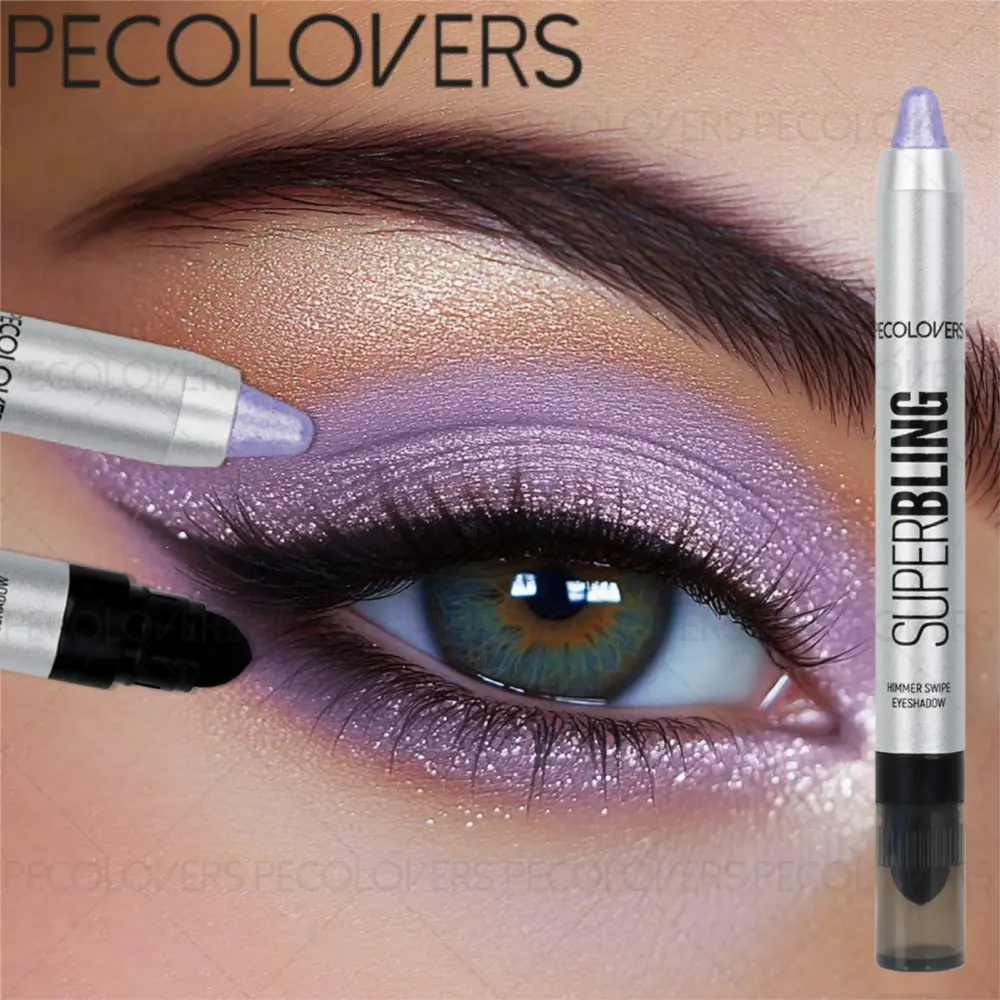 1 Pc Multi-Use Eyeshadow Stick, Waterproof Shimmer Shadow, Glitter Shimmer Eyeshadow, Easy Application To Enhance Eye Makeup For Travel And Daily Use, Champagne Gold And Rose Gold And Chocolate Brown, Eye Makeup Cosmetic