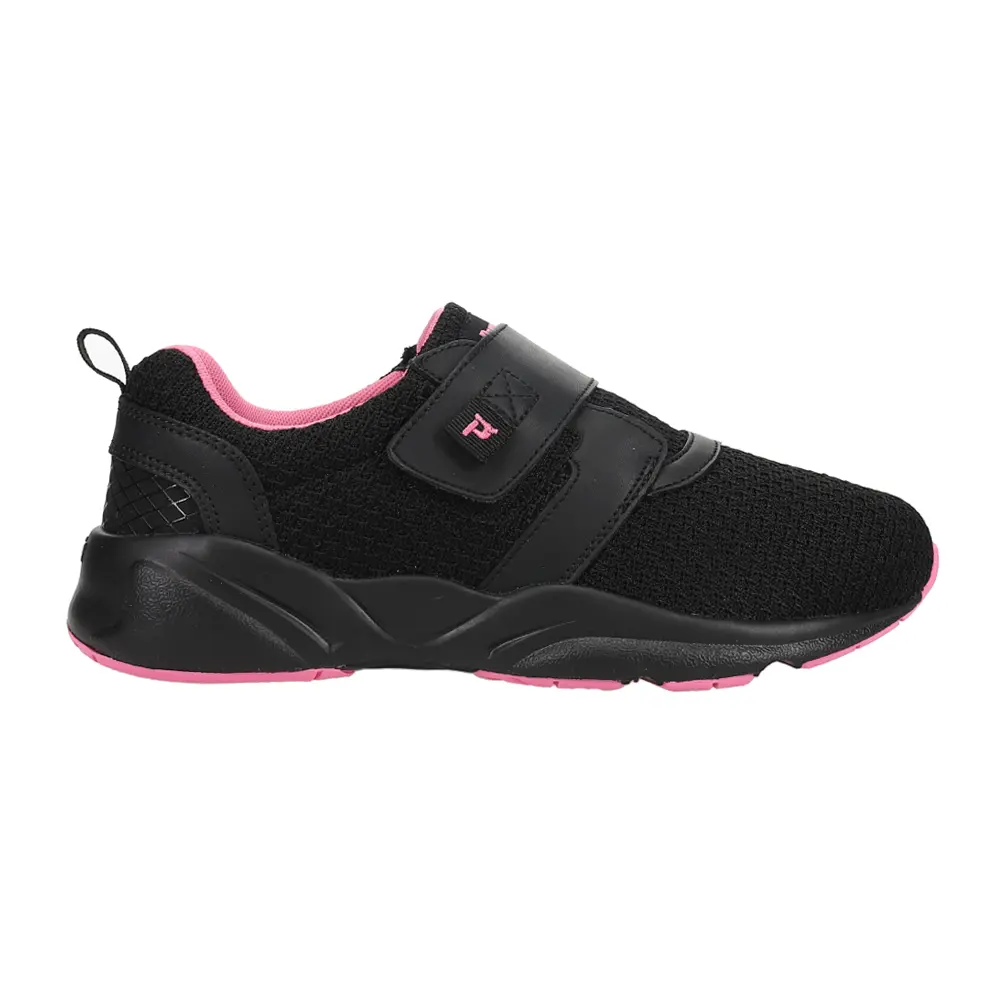 Propet Womens Stability Strap Walking Walking Sneakers Shoes - Black