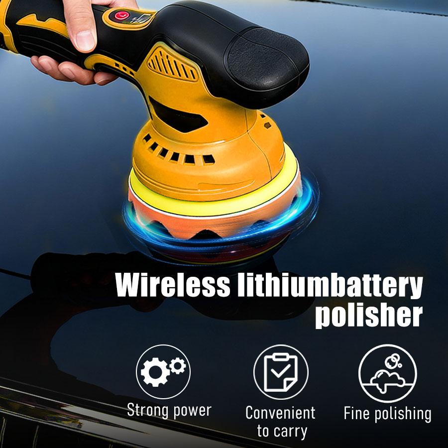 Cordless Car Buffer Polisher 6 Inch Mini Kit with 2 Pack 12V Rechargeable Batteries 8 Speed 2800-5500RPM Orbital Polisher for Car Boat Detailing Polishing Scratch Removing Cordless Car Buffer Polisher 6 Inch Mini Kit with 2 Pack 12V Rechargeable Batteries 8 Speed 2800-5500RPM Orbital Polisher for Car Boat Detailing Polishing Scratch Removing