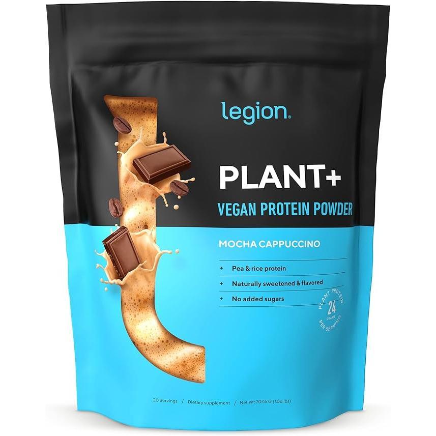 Legion Plant+ Vegan Protein Powder - 20 Servings (Mocha Cappuccino) Legion Plant+ Vegan Protein Powder - 20 Servings (Mocha Cappuccino)
