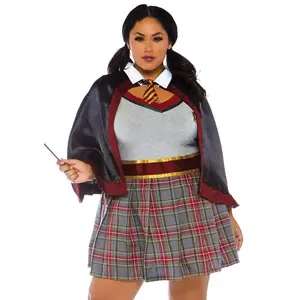 Plus Spellbinding School Girl Costume