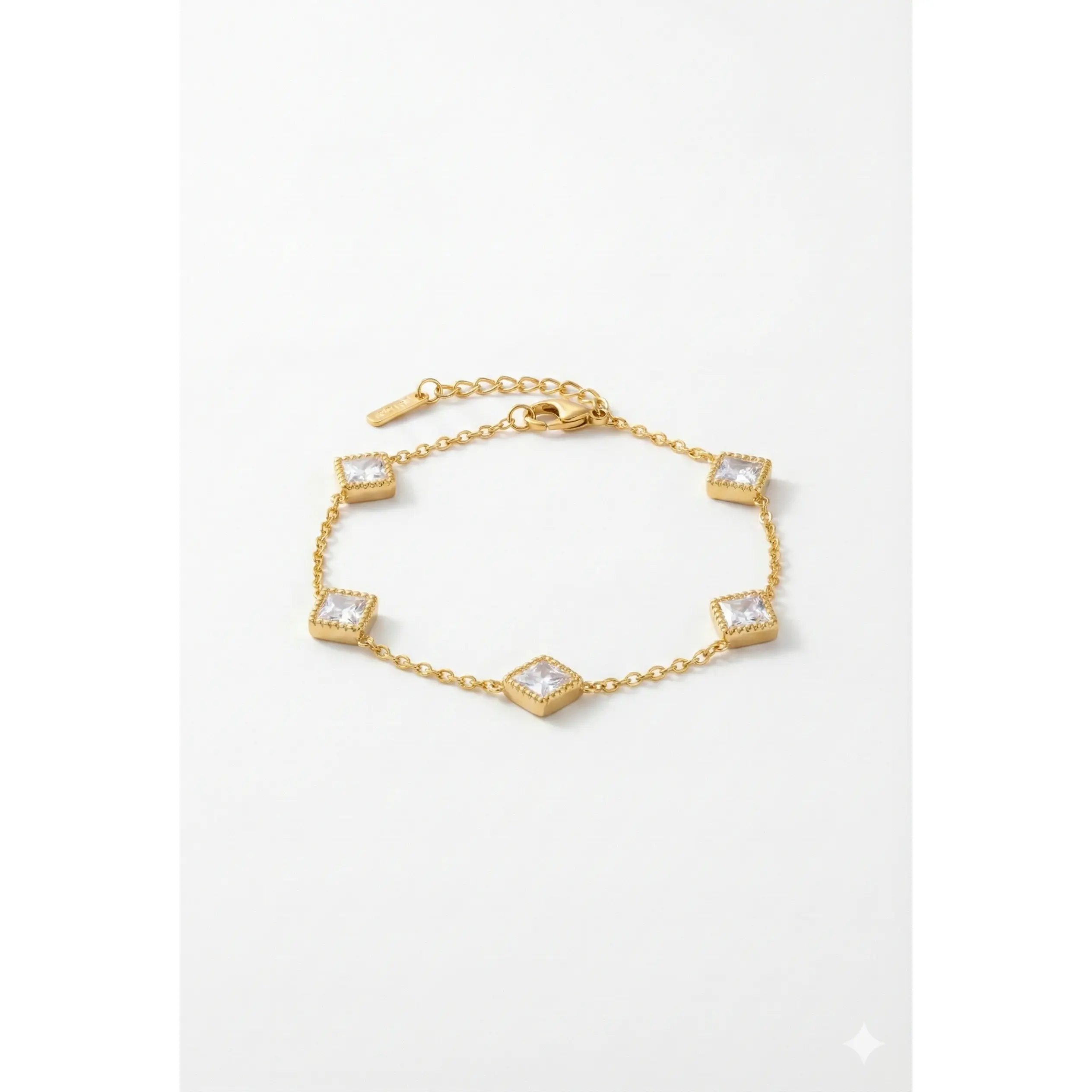 Princess Cut Stones Bracelets