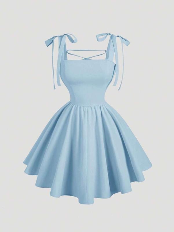 Romantic Backless Tie-Up Bowknot Dress | Party & Date Night Dress for Women