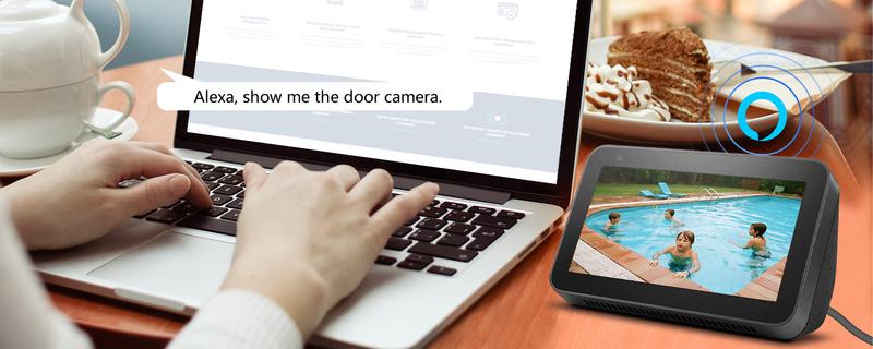 Jennov Outdoor/Indoor Security Camera, Surveillance 2.4G WiFi Camera , 2-Way Audio, Night Vision, Motion Detection, Indoor,easy installation without drilling (doesn't support 5G wifi)