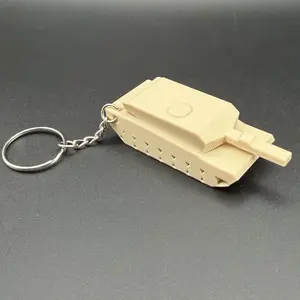 Mini Abrams Tank Keychain – 2” 3D Printed Military Tank