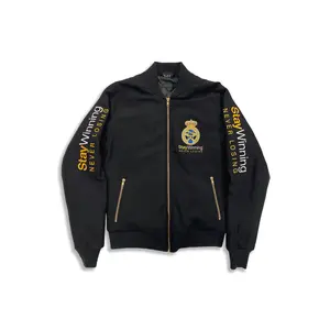 Stay Winning Royalty Black Wool Jacket
