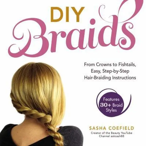 Used Educational Book - DIY Braided Hair Tutorial: Crowns, Triple Fishtail, Dutch Headband Styles, Easy Step-by-Step Instructions by Sasha Coefield (Paperback, English), Triple Fishtail Braid