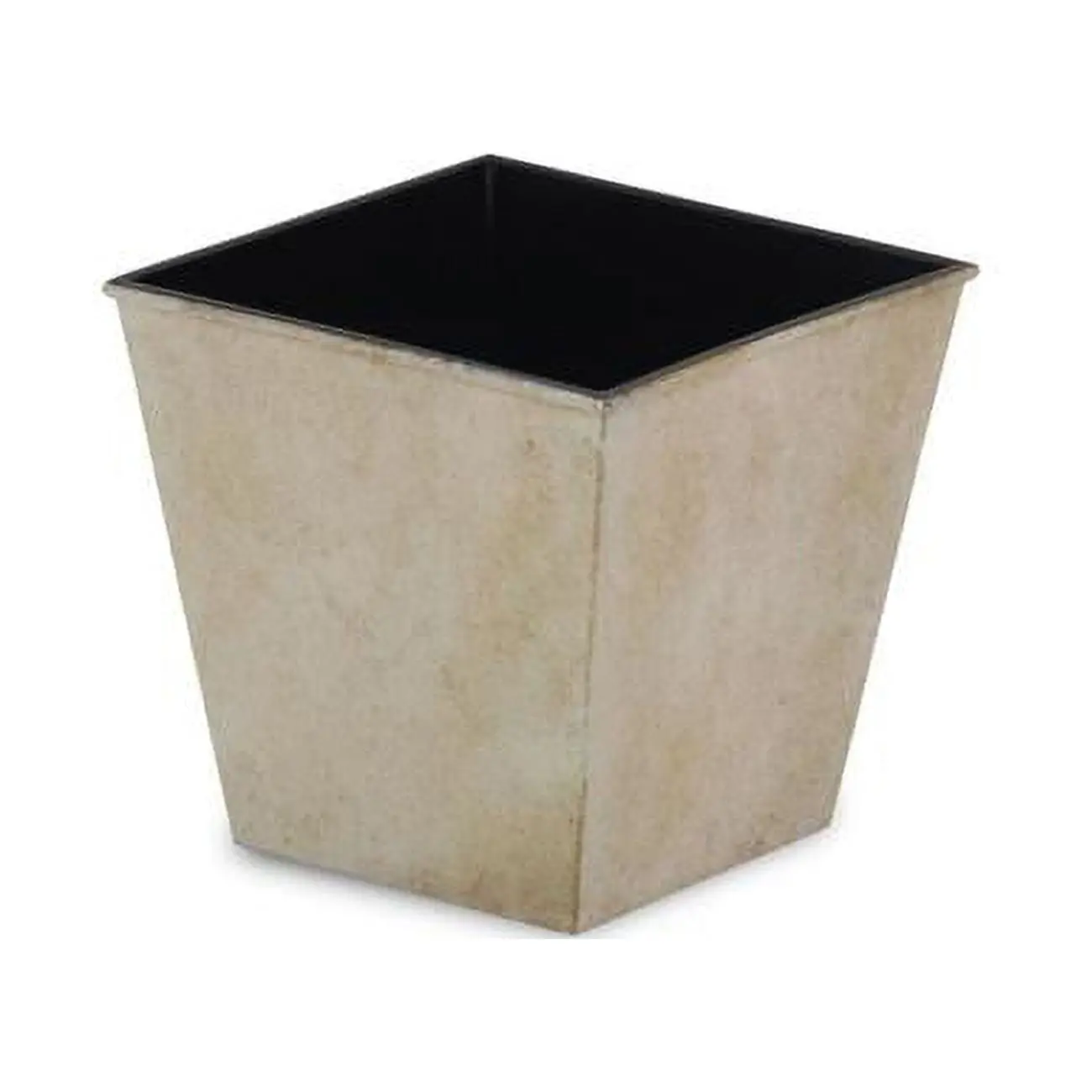 Cheungs PP-108CR Plastic Single Pot - 5.25 in. Square Shape, Tapered Body, Clean, Durable, Functional, for Outdoor Plants, Cylindrical Body Flower Pots