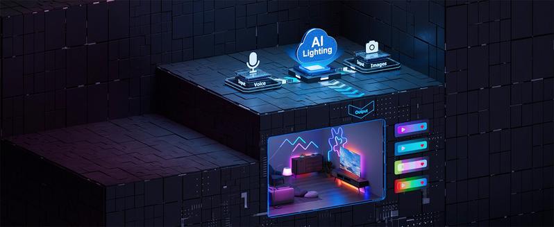 Lepro N1 AI Smart RGB Neon Rope Lights, Featuring LLM AI-Generated Lighting Effects, LightBeats Music Sync, Color Segment DIY Voice Control via App, Wi-Fi & Bluetooth Enabled for Christmas, Living Room and Bedroom Wall Decor -1