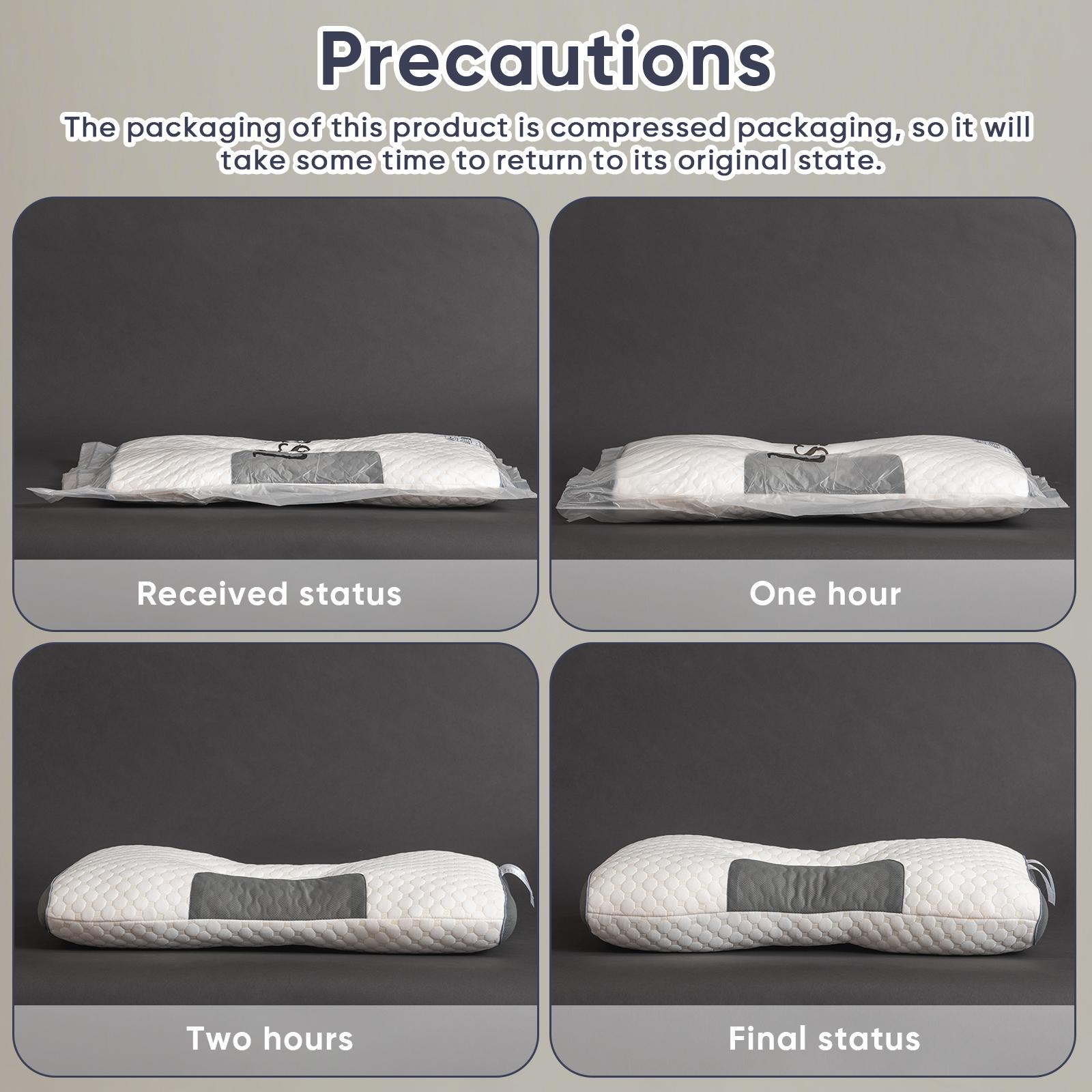 UFIST 2 Ultra-Soft Neck Support Pillows Premium Pillow Inserts with Removable Machine-Washable Covers for Ultimate Comfort Deep Sleep Breathable Fabric Modern Bedroom Essential Home Decor Perfect Christmas Gift