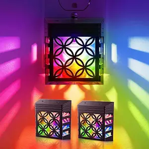 DORESshop [2 Pack] LED Night Lights Plug Into Wall, Color-Changing, 8 Color RGB, Dusk-to-Dawn Sensor for Kids, Children, Baby, Nursery, Kitchen
