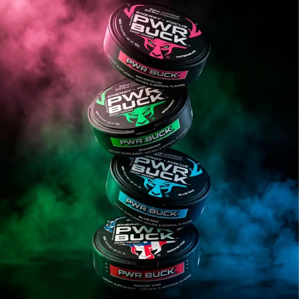 Bucked Up PWR BUCK Energy Pouches