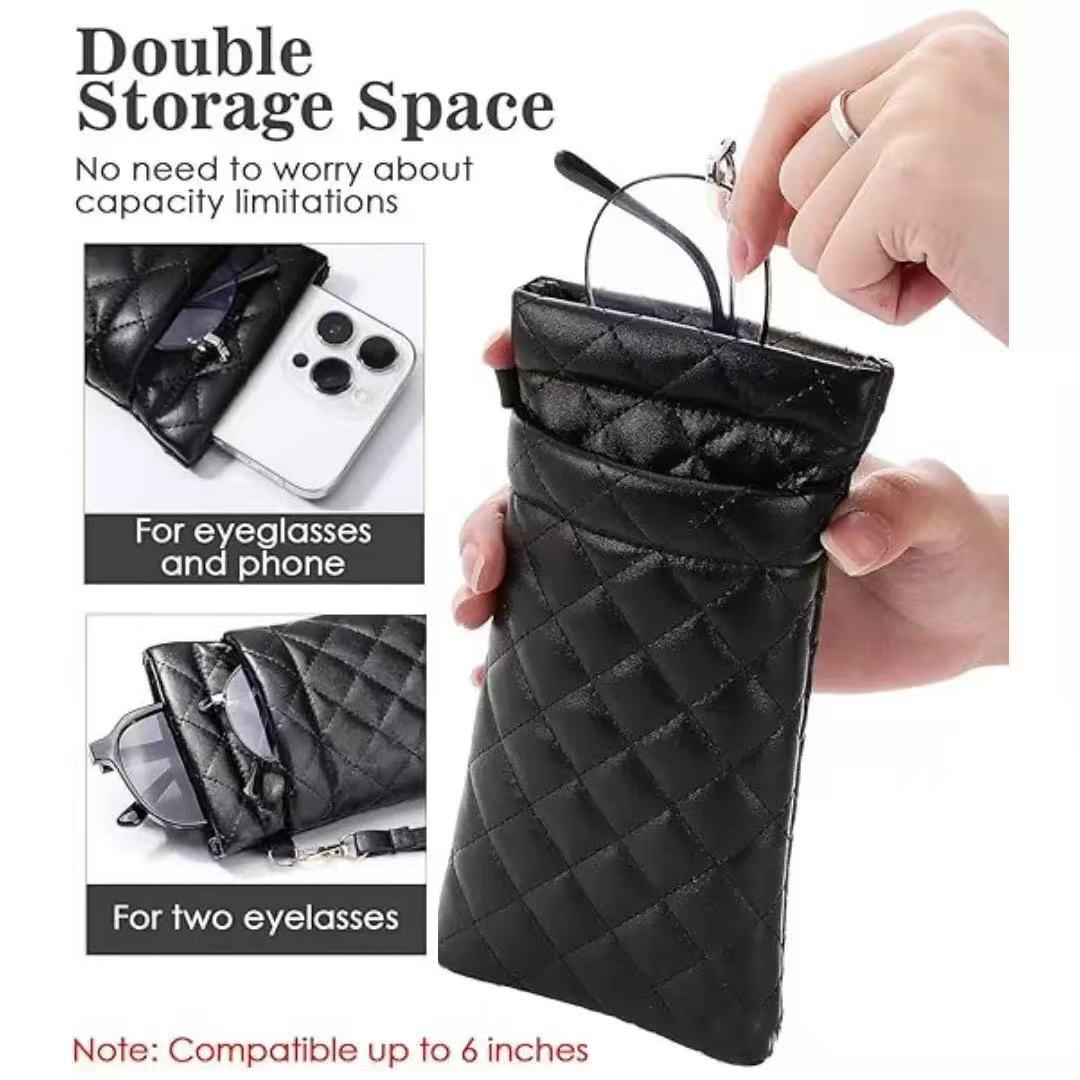 Latest Fashion Makeup Storage Bag,Cosmetic Pouch, Soft Material Lightweight GlassesCase, Unisex Eyewear Accessories for Everyday Use