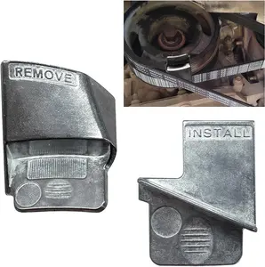 Stretch Belt Mate Kit, 2PCS Metal Stretch Belt Remover Installer Tool Set for Car Truck Trolley and Other Vehicle