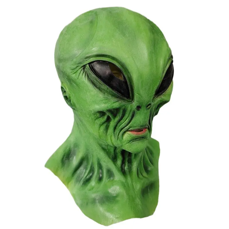 New Alien Latex Head Mask COSPLAY Dress Up Mask Halloween Scary Mask Festival Party Dress Up Mask