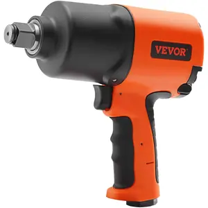 VEVOR Air Impact Wrench 1/2-Inch， 3/4-Inch Drive Up to 1870ft-lbs Torque Lightweight Composite Pneumatic Gun for Auto Repairs Maintenance Heavy Duty