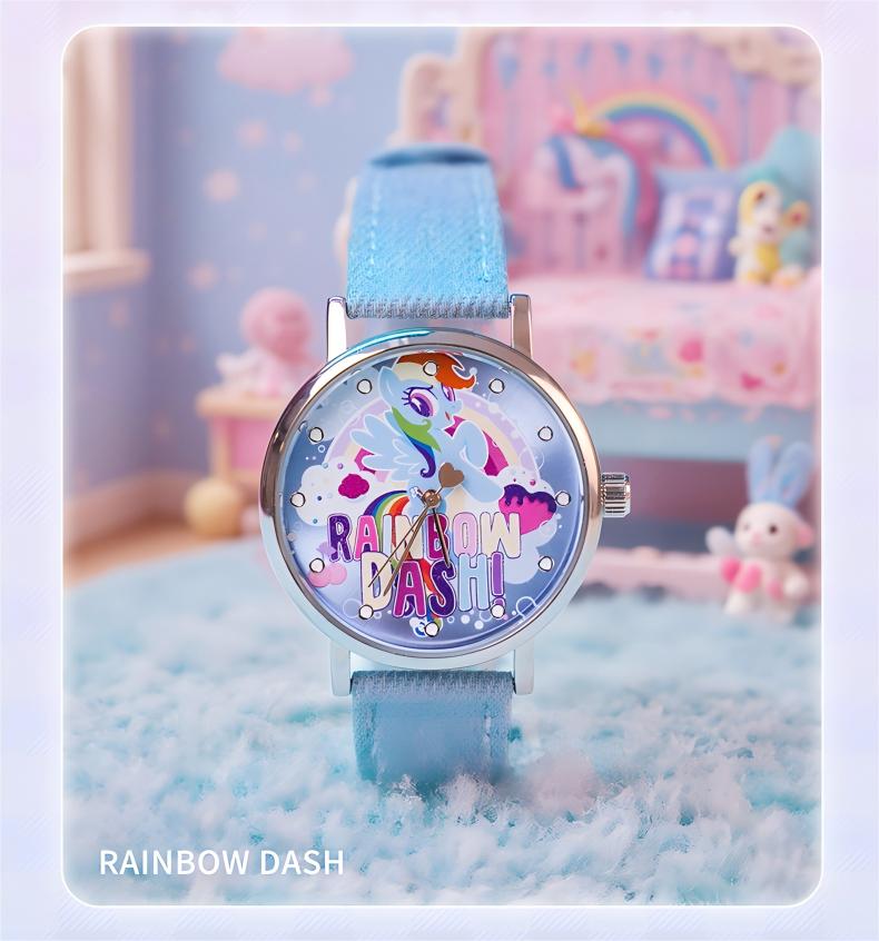 My Little Pony Magic Sweetheart Series Blind Box Watch MLP Characters Inspired Design Mystery Collectible Watch Twilight Sparkle Rarity Pinkie Pie Apple Jack Rainbow Dash Fluttershy Ideal Christmas New Year Holiday Gift for Girls