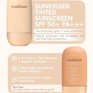 Barefaced Sunkissed Tinted Sunscreen SPF 50 PA+++ 50g (original or light tint)