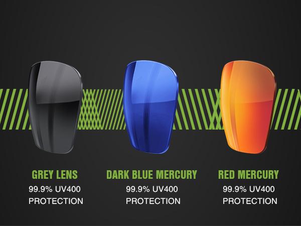 3 Pack Polarized Sports Sunglasses for Men, Sunglasses Wrap Around UV400 Protection for Cycling Fishing Driving