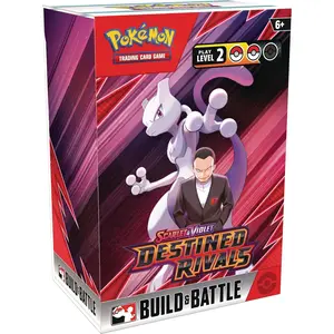 Pokemon TCG: Scarlet & Violet - Destined Rivals Build & Battle Box - 4 Packs with 40-card Deck & Foil Promo Card